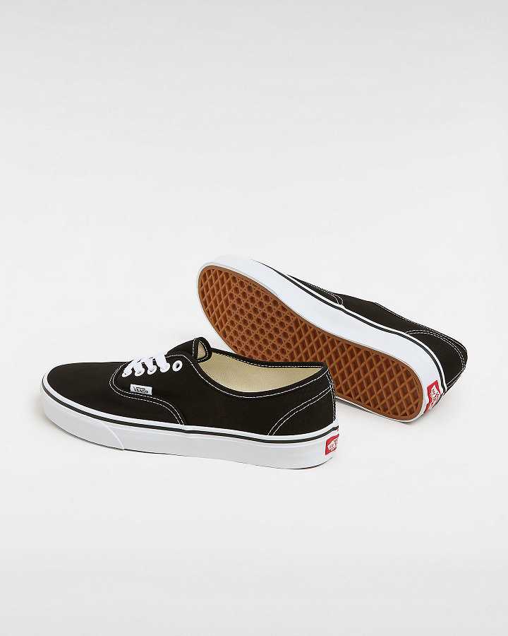 Black Vans Authentic Men Sneakers | VN9530678