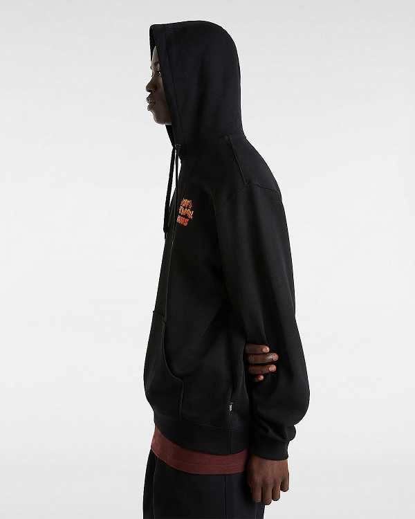 Black Vans Bouya Men Hoodie | VN0846351