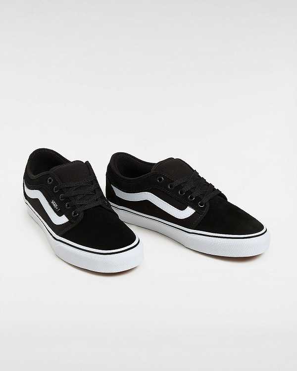 Black Vans Chukka Low Sidestripe Men Skate Shoes | VN5731468