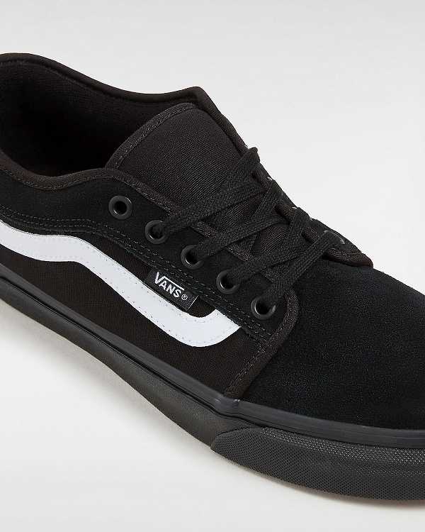 Black Vans Chukka Low Sidestripe Men Skate Shoes | VN2135896