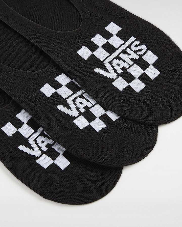 Black Vans Classic Canoodle (3 Pairs) Unisex Socks | VN0789512