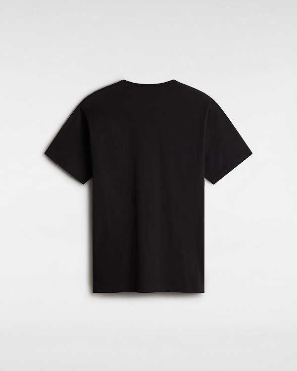 Black Vans Classic Men T Shirts | VN8421536