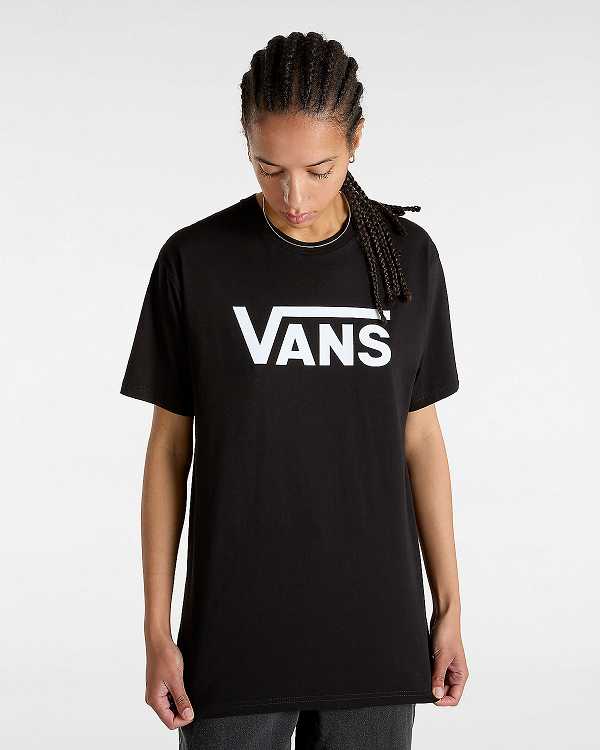 Black Vans Classic Men T Shirts | VN8421536