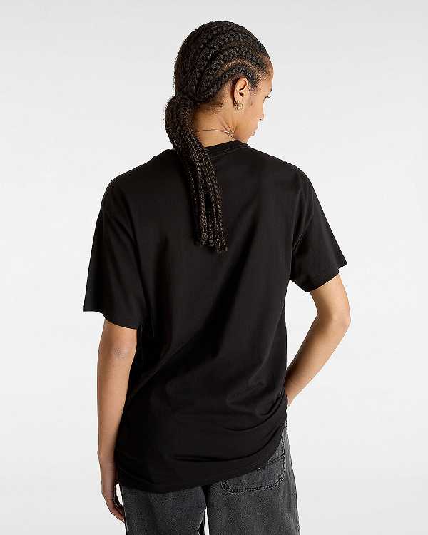 Black Vans Classic Men T Shirts | VN8421536