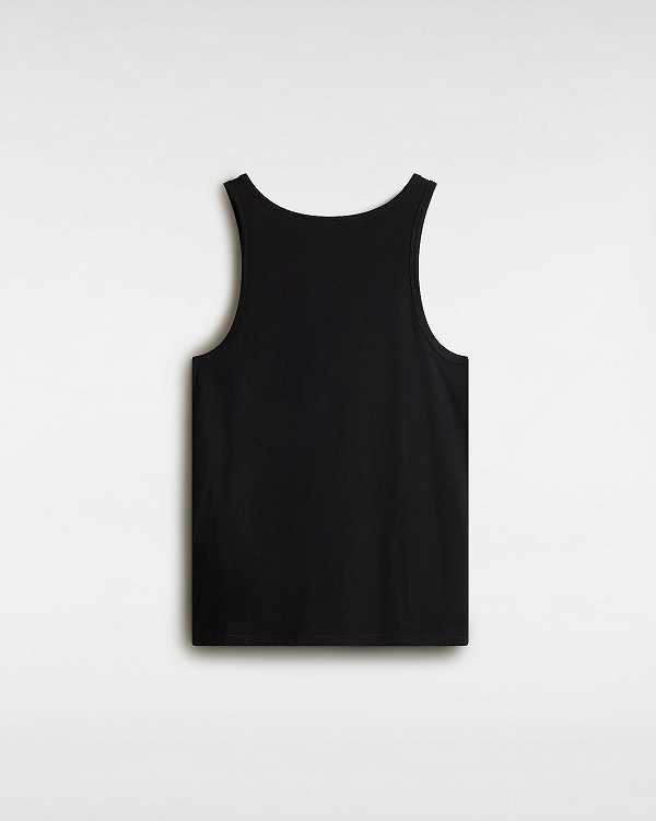 Black Vans Classic Men Tank Top | VN2940631