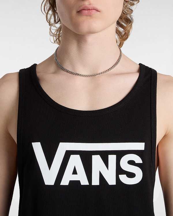 Black Vans Classic Men Tank Top | VN2940631