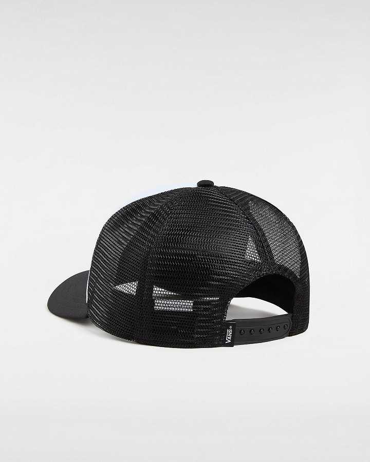 Black Vans Classic Patch Curved Bill Unisex Hats | VN7380614