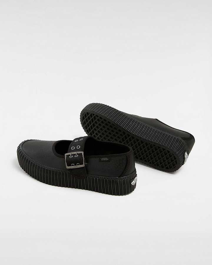 Black Vans Creeper Men Mary Janes | VN8349150