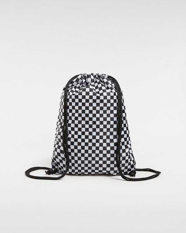 Black Vans Drawstring Unisex Crossbody Bag | VN2973654