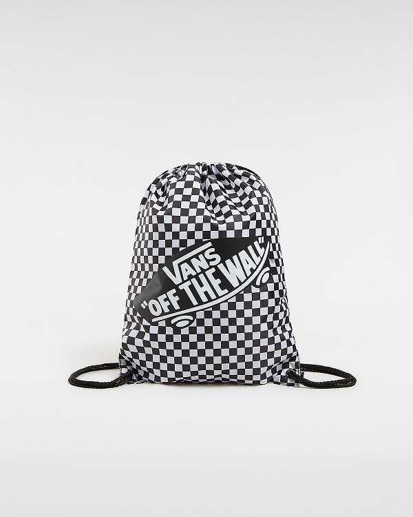 Black Vans Drawstring Unisex Crossbody Bag | VN2973654