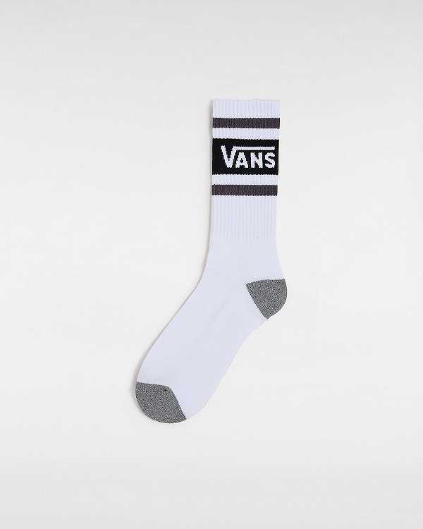 Black Vans Drop Crew (1 Pair) Unisex Socks | VN2816705