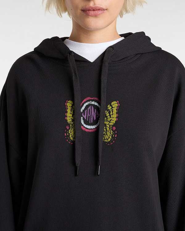 Black Vans Ethereal Women Hoodie | VN5149270