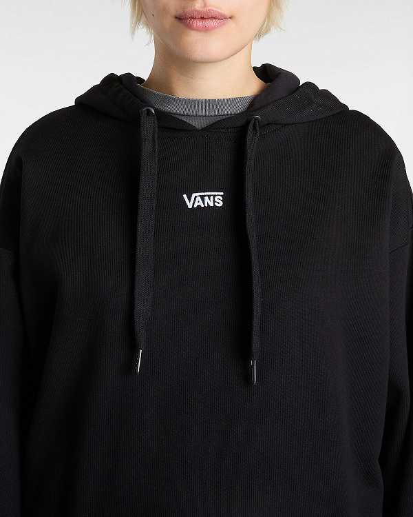 Black Vans Flying V Women Hoodie | VN0813269