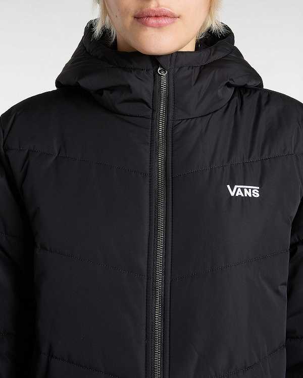 Black Vans Foundry Long MTE Women Jacket | VN6789310