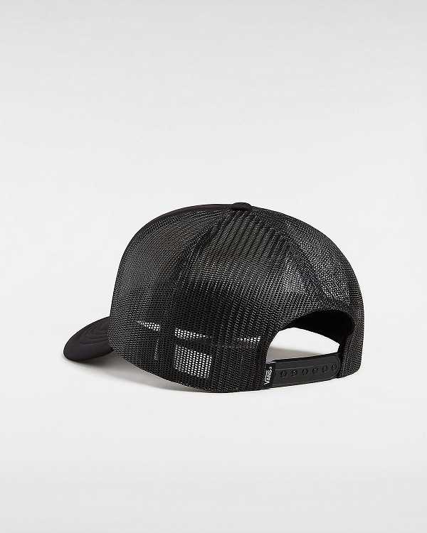 Black Vans GFX Curved Bill Unisex Hats | VN2863041