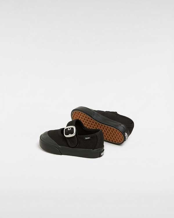 Black Vans Glitter (1-4 Years) Kids' Mary Janes | VN2086375