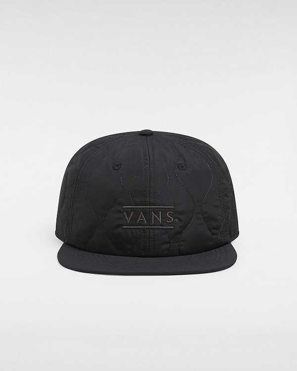 Black Vans Half Box Low Unstructured Unisex Hats | VN4189075