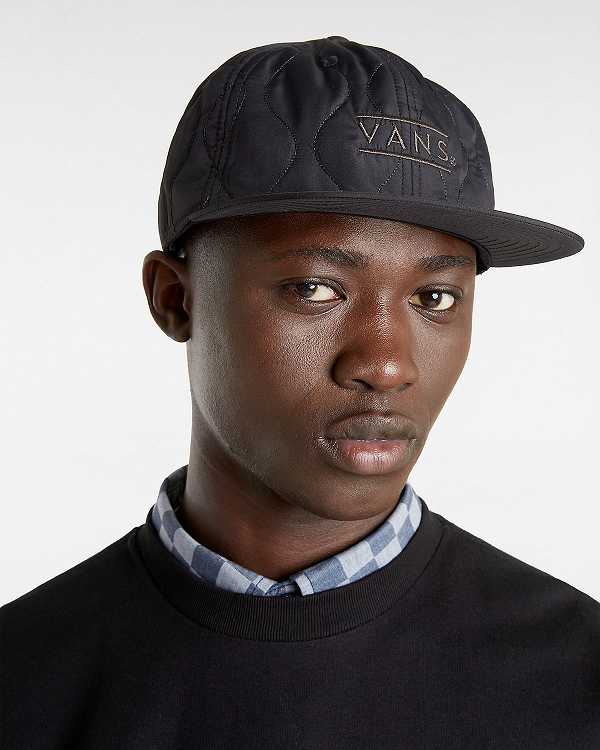 Black Vans Half Box Low Unstructured Unisex Hats | VN4189075