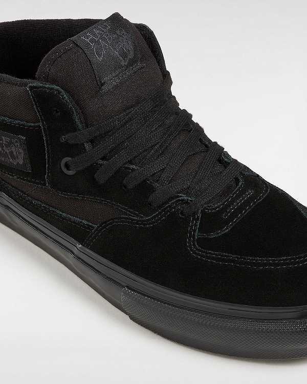 Black Vans Half Cab Men Skate Shoes | VN1972803