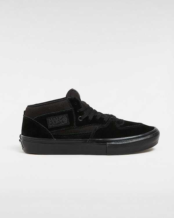 Black Vans Half Cab Men Skate Shoes | VN1972803