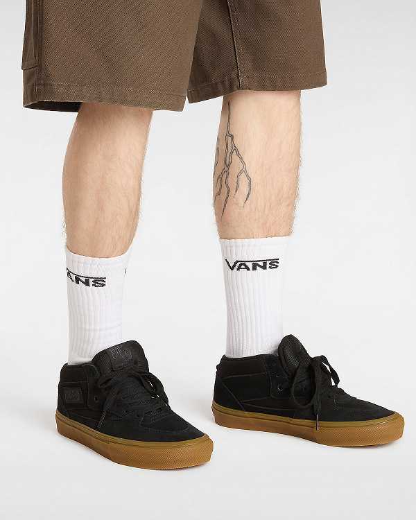 Black Vans Half Cab Men Skate Shoes | VN9214357