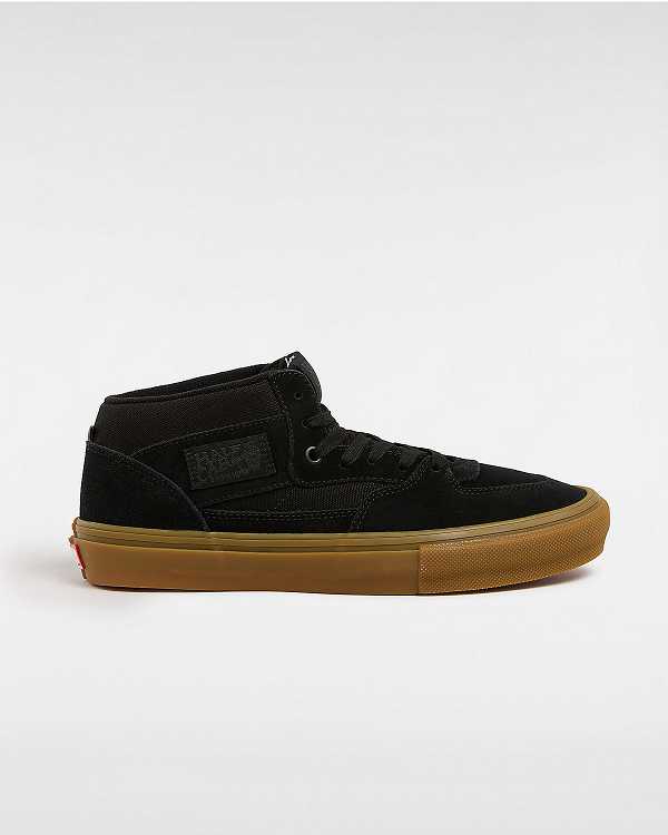 Black Vans Half Cab Men Skate Shoes | VN9214357