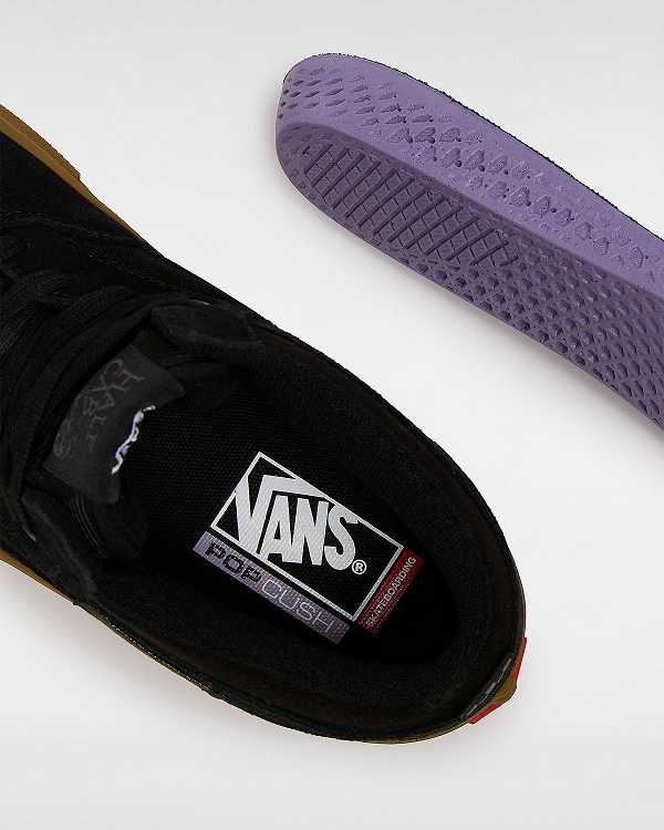 Black Vans Half Cab Women Skate Shoes | VN4278513