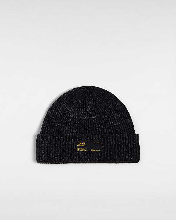 Black Vans Hamlin Cuff Unisex Beanie | VN4259763