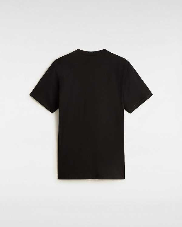 Black Vans Hi Stretch Men T Shirts | VN0813652