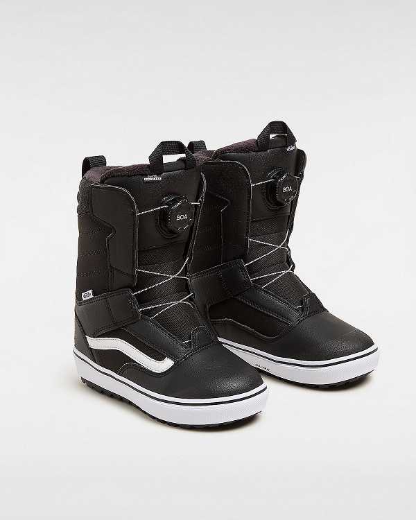 Black Vans Juvie Linerless MTE (8-14 years) Kids' Snowboard Boots | VN5068714