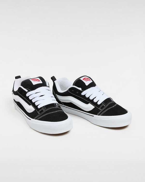 Black Vans Knu Skool Women Skate Shoes | VN6480375