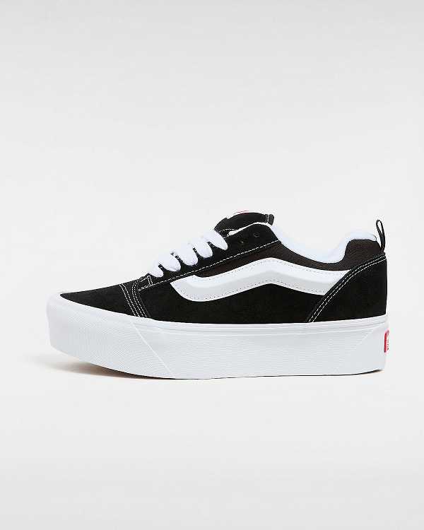 Black Vans Knu Stack Women Sneakers | VN8234657