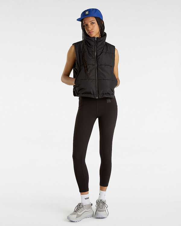 Black Vans MTE Foundry Women Vest | VN1379462