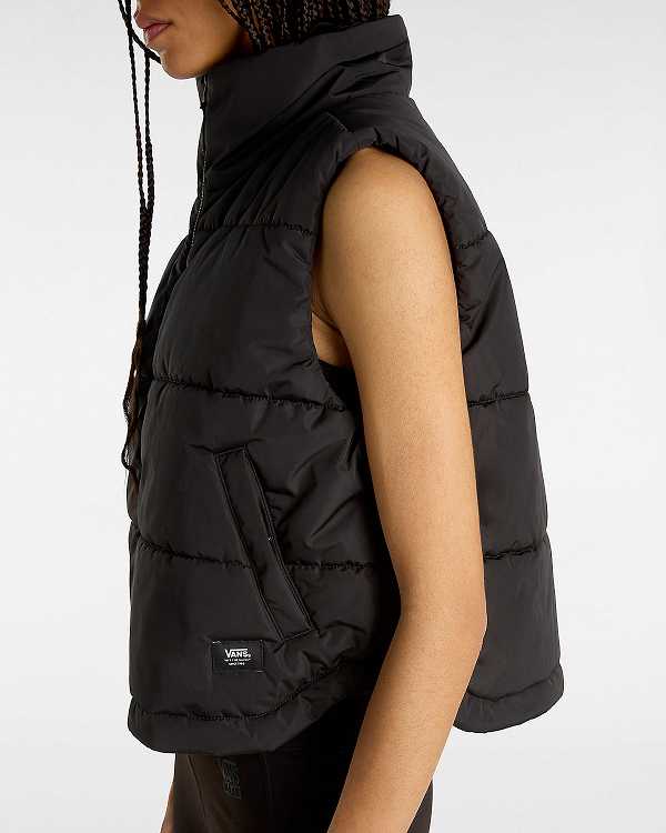 Black Vans MTE Foundry Women Vest | VN1379462