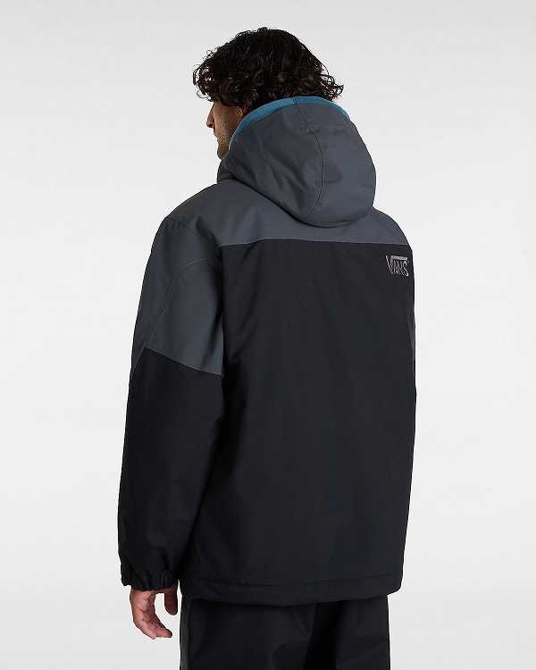 Black Vans MTE Hellbound Snowboard Men Jacket | VN7280439