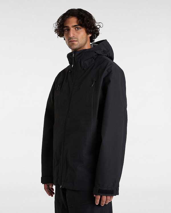 Black Vans MTE High-Country 3L Snowboard Men Jacket | VN8497510