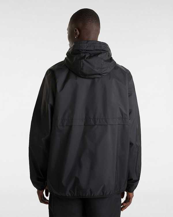 Black Vans MTE Lewis Men Windbreaker | VN4785609