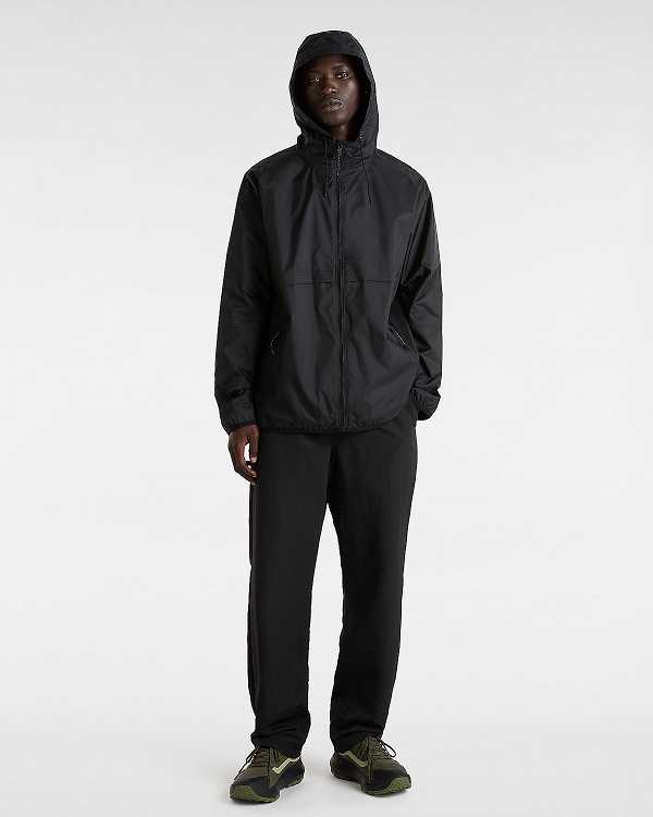 Black Vans MTE Lewis Men Windbreaker | VN4785609