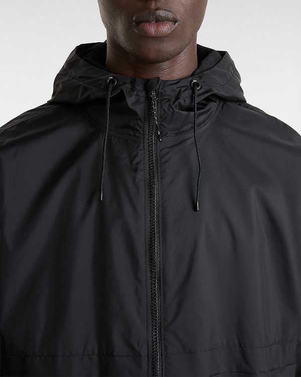 Black Vans MTE Lewis Men Windbreaker | VN4785609