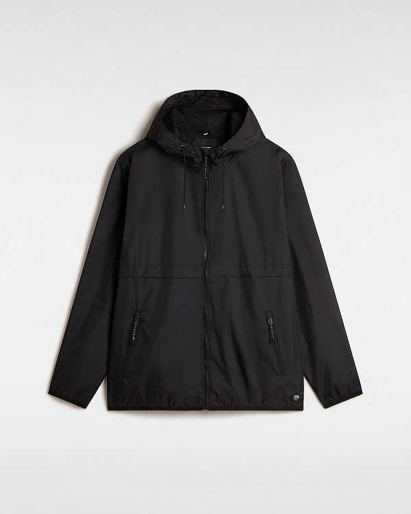 Black Vans MTE Lewis Men Windbreaker | VN4785609