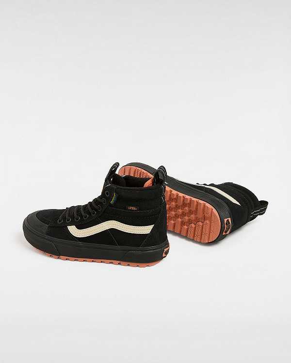 Black Vans MTE Sk8-Hi Men Waterproof Shoes | VN6748513