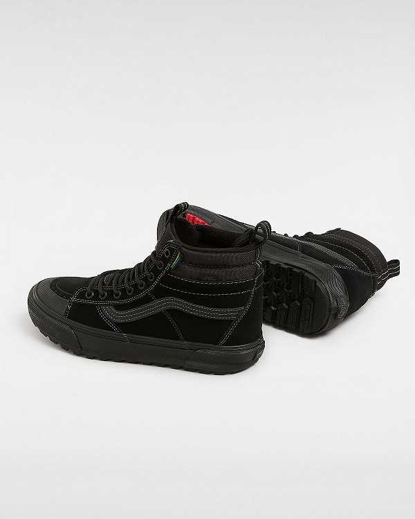 Black Vans MTE Sk8-Hi Men Waterproof Shoes | VN0945832