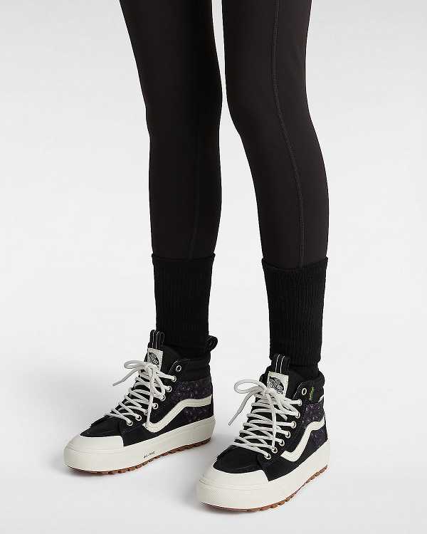 Black Vans MTE Sk8-Hi Women Waterproof Shoes | VN6475081