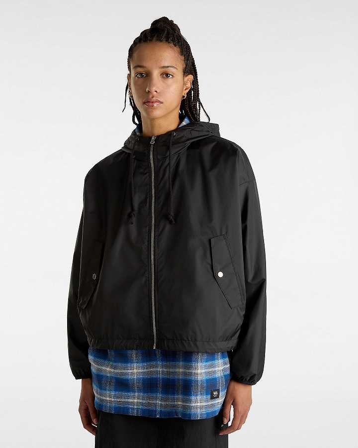 Black Vans MTE Theo Women Windbreaker | VN7621495