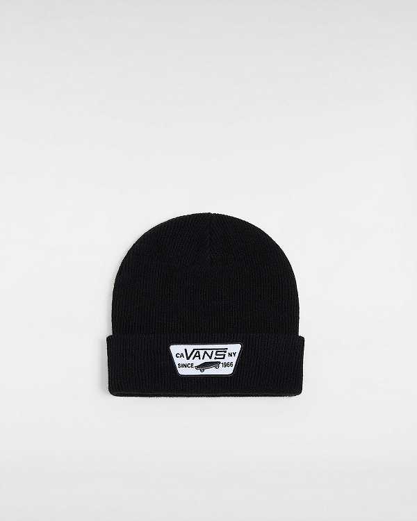 Black Vans Milford Unisex Beanie | VN7240813