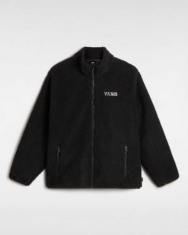 Black Vans Nimi Full Zip Men Jacket | VN3609421