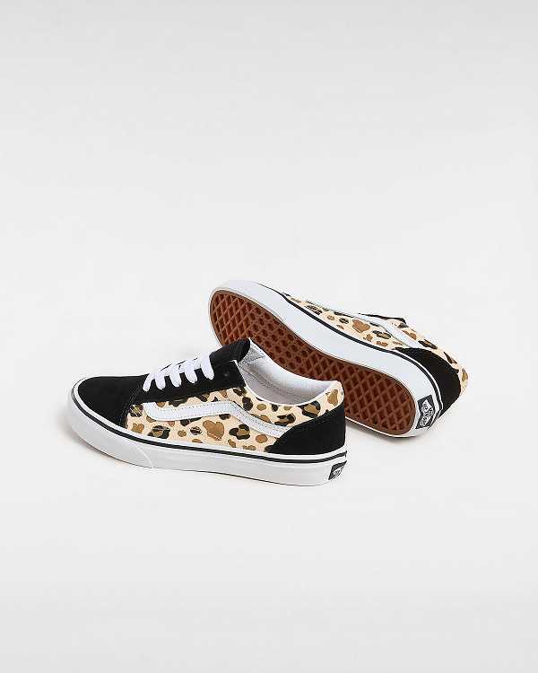 Black Vans Old Skool (8-14 Years) Kids' Sneakers | VN6142057