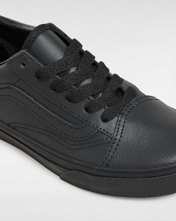 Black Vans Old Skool (8-14 Years) Kids' Sneakers | VN6409283