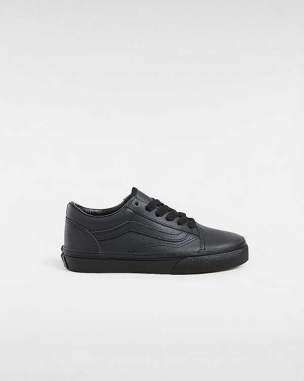 Black Vans Old Skool (8-14 Years) Kids\' Sneakers | VN6409283