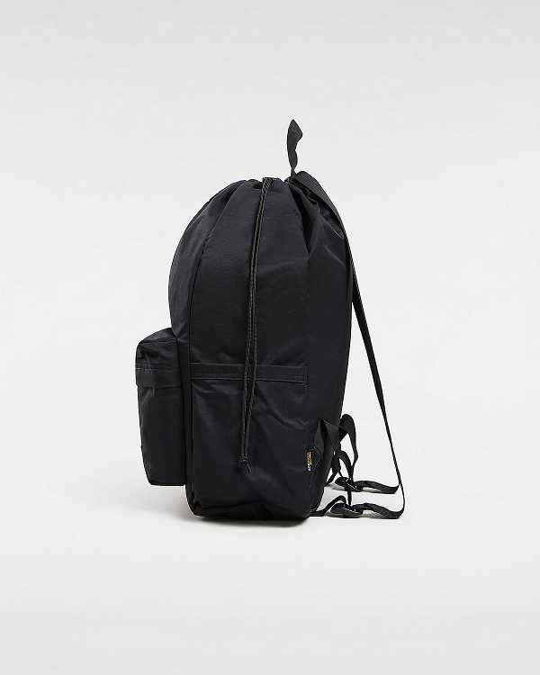 Black Vans Old Skool Cinch Unisex Backpacks | VN7042893